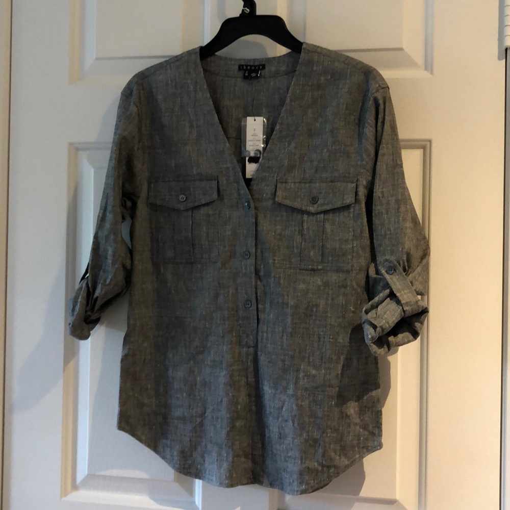 $275 Brand New THEORY tops style ’trisalta’ size P